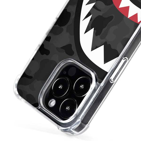 Shark Teeth Grey Street Camo iPhone 16 Pro MagSafe Case